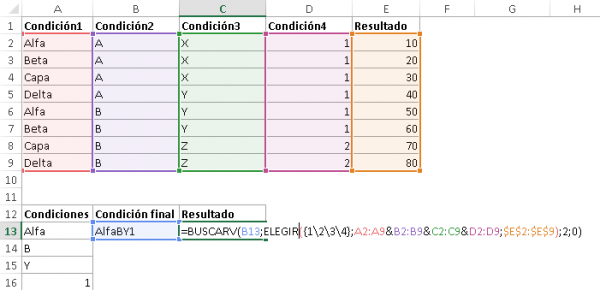 Funci N Buscarv Con Varias Criterios Excel Y Vba Hot Sex Picture