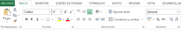 3 pestaña inicio excel dar formato en excel