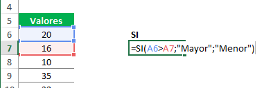 función si en excel