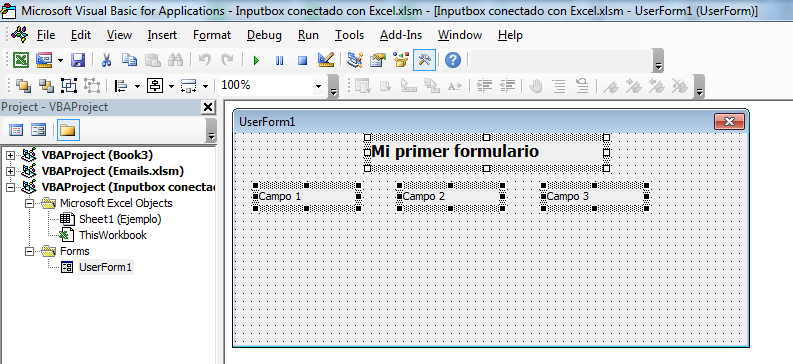 Положение курсора в textbox vba excel