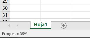 Progreso en Status Bar